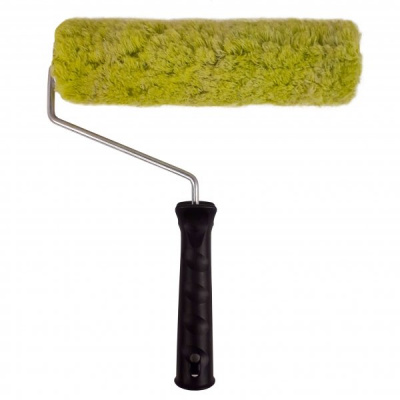Валик Poli-R фасадный полиакрил, зеленый, ворс 18 мм