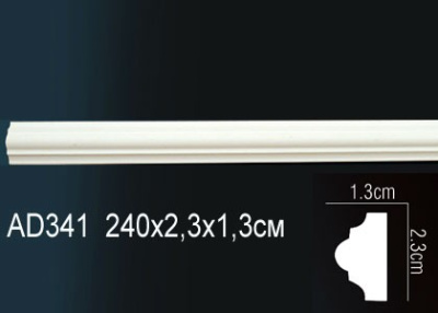 Полиуретановый молдинг AD341