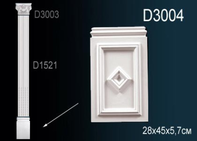 Пилястра D3004