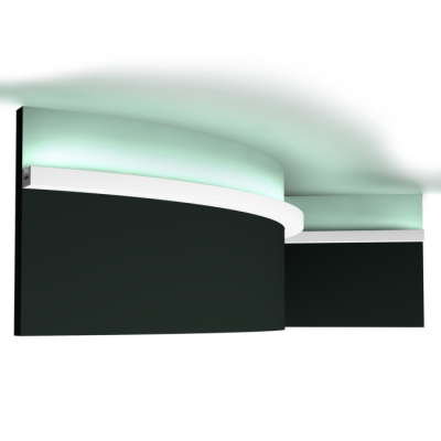 Карниз для скрытой подсветки CX190F U-PROFILE 2x3 см