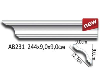 Плинтус (карниз) AB231