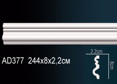 Полиуретановый молдинг AD377