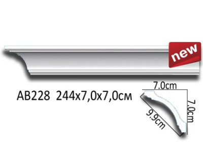 Плинтус (карниз) AB228