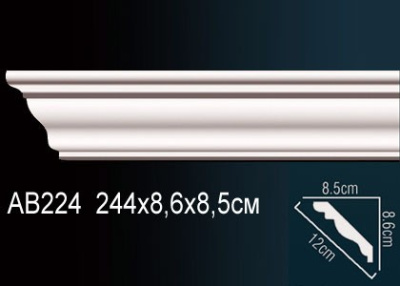 Плинтус (карниз) AB224
