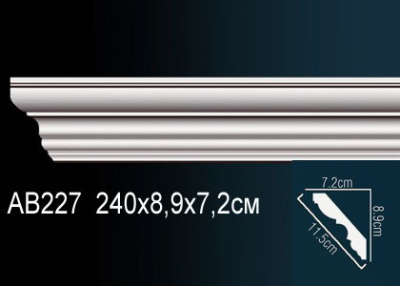 Плинтус (карниз) AB227