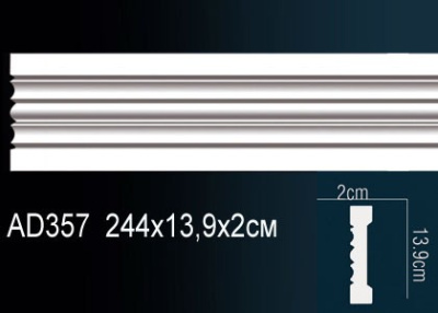 Полиуретановый молдинг AD357