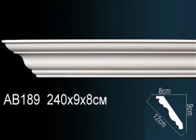 Плинтус (карниз) AB189