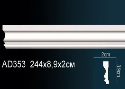 Полиуретановый молдинг AD353