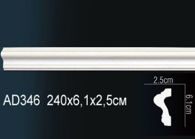 Полиуретановый молдинг AD346